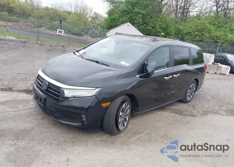 2024 Honda Odyssey Ex-L from USA, damaged, VIN 5FNRL6H64RB055401